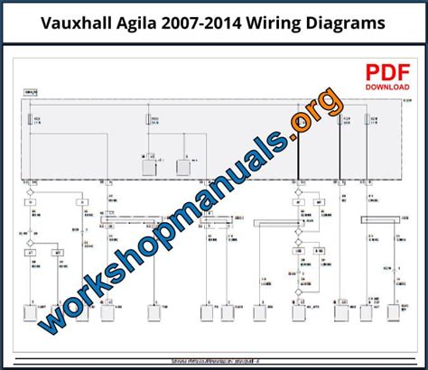 Vauxhall Agila Wiring Diagram