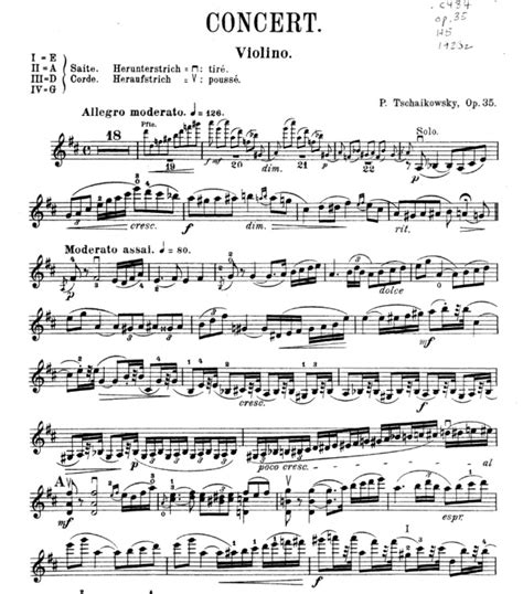  Violin Concerto In D Major Op. 35 by Erich Wolfgang Korngold