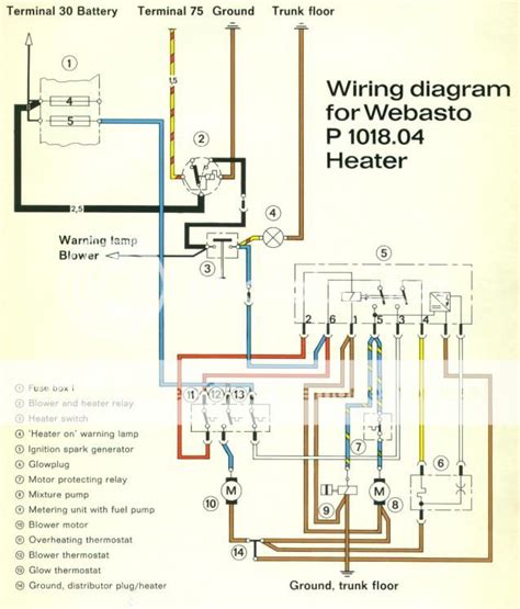 Webasto Heater Wiring Diagram