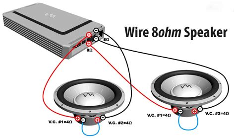 Wiring 8 Ohm Speakers