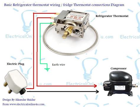 Wiring Diagram Refrigerator Thermostat