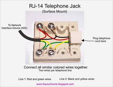 Wiring Diagram Telephone Jack