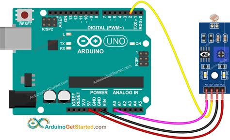 arduino light sensor wiring diagram 