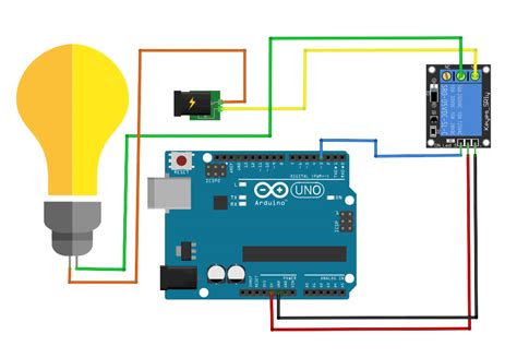 arduino relay wiring 