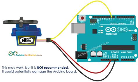 arduino servo wiring 