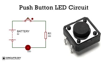 basic wiring diagram push button circuit 