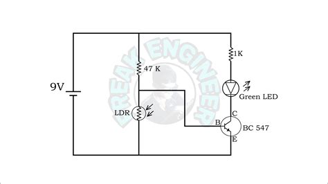 circuit diagram using ldr 