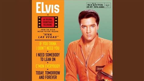 Free Sheet Music Cmon Everybody From Viva Las Vegas Elvis Presley