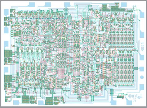 computer chip circuit diagram 