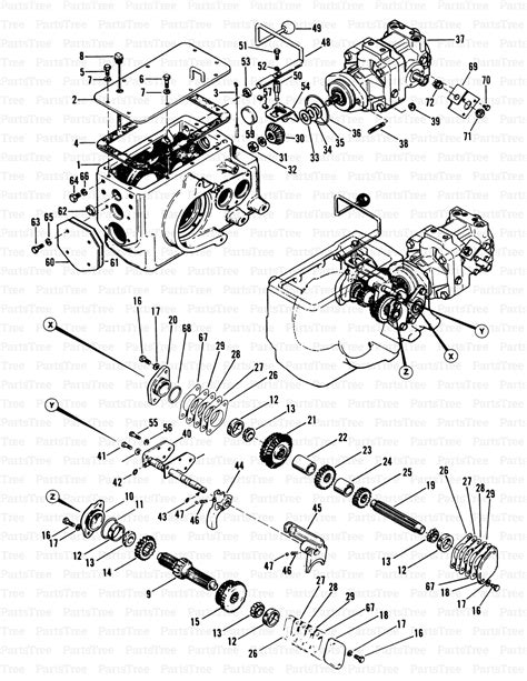 diagram of cub cadet hydrostatic transaxle 