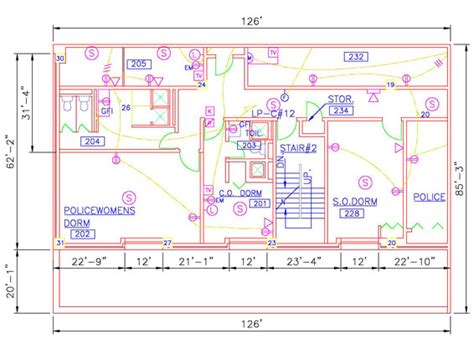 electrical plot plan 