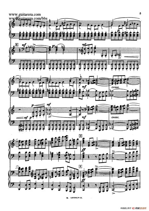 Free Sheet Music Suite No2 For Two Pianos Introduction Silivanova Puryzhinsky