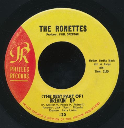 Free Sheet Music The Best Part Of Breakin Up The Ronettes
