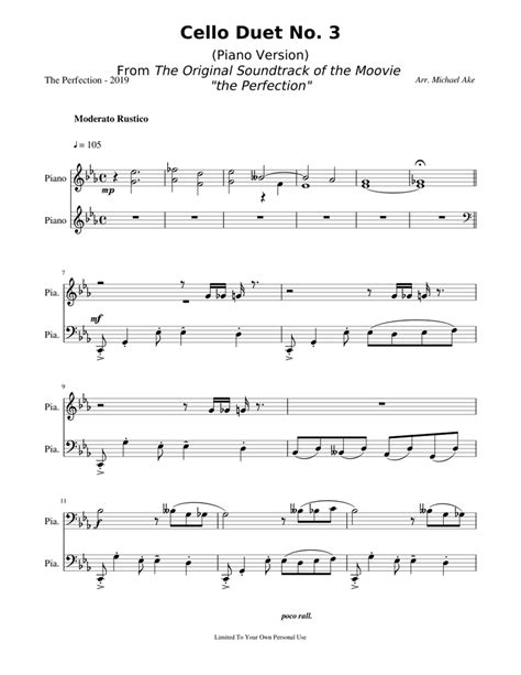 Free Sheet Music The End Of Donnnas Day Paul Haslinger