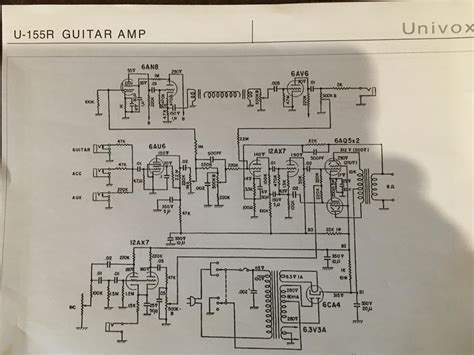 univox amp schematic 