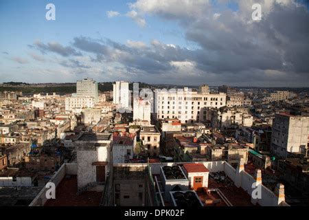 Havana City View Across Habana Vieja Old Havana Cuba Stock Photo Alamy