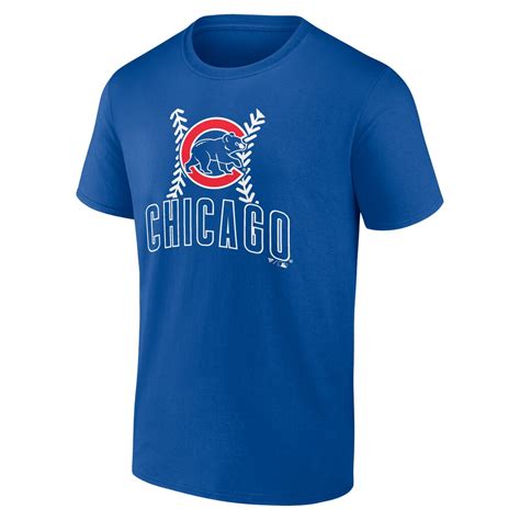 Men's Chicago Cubs Dansby Swanson Royal Fastball Player Name & Number T ...