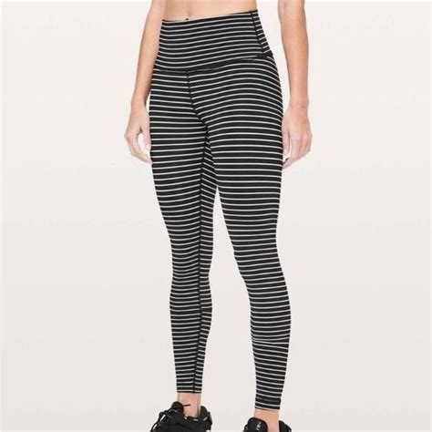 Lululemon Wunder Under High Rise Tight Luxtreme Parallel Stripe