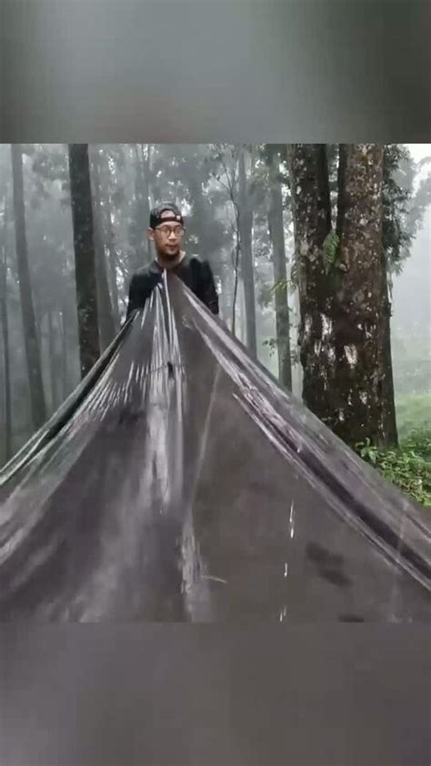 Solo Camping Struggle To Set Up A Tent Heavy Rain Behind The Scene Part