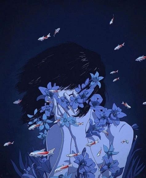 Perfect Blue Blue Anime Aesthetic Anime Illustration Art