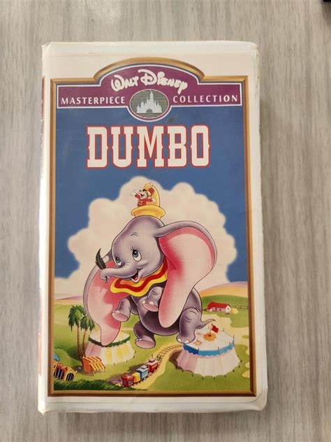 Vintage Walt Disney Masterpiece Collection Dumbo Vhs Movie Etsy