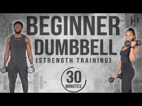 30 Minute Full Body Beginner Dumbbell Workout With Modifications