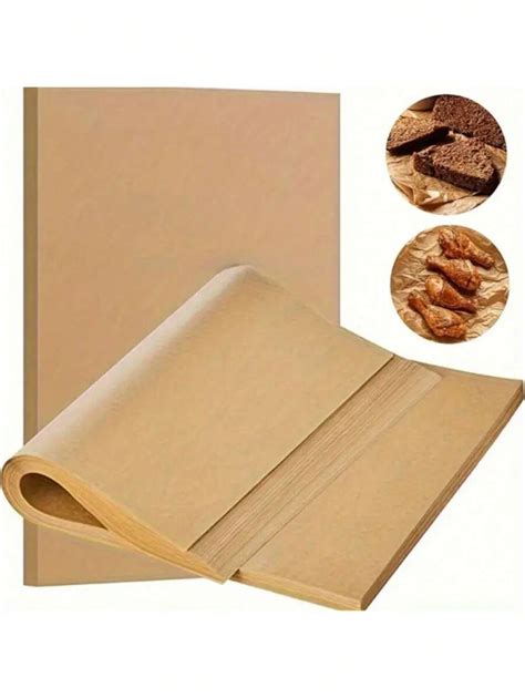 50 100pcs Parchment Baking Tray Pre Cut Non Stick Parchment Paper Used