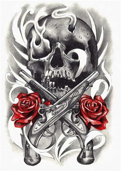 Design 7 Ultimate Gun Rose Tattoos Today Media Rpgsite