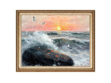 Coastal Prints Birds Wall Art VINTAGE Oil Painting Prints PRINTABLE