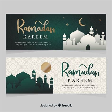 Premium Vector Ramadan Banners Banner Ramadan Background Ramadan