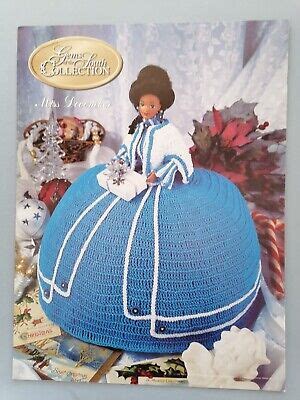 MISS DECEMBER Gems Of The South Crochet Pattern Calendar Doll Annie S