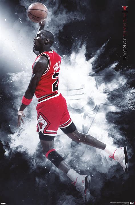 Trends International Michael Jordan Burst Wall Poster Michael