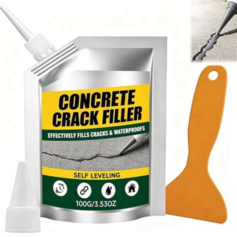 leveling crack sealant concrete filler putty  driveway patio