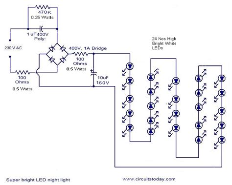 Watt Led Circuit Diagram