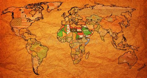 Old Countries Borders Map Stock Photos Free Royalty Free Stock