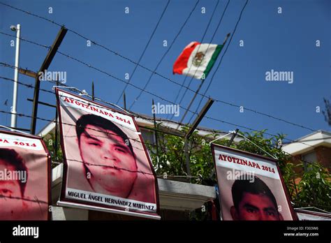 La Paz Bolivia 26th September 2015 Photos Of The 43 Missing Students