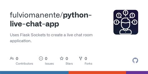 GitHub Fulviomanente Python Live Chat App Uses Flask Sockets To