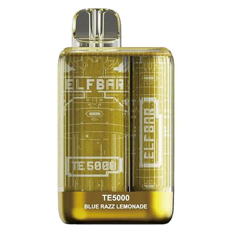 Elfbar TE5000 Puffs Blue Razz Lemonade Vapor Club Brasil