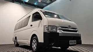 Used White Toyota Hiace Commuter Bus For Sale Drive