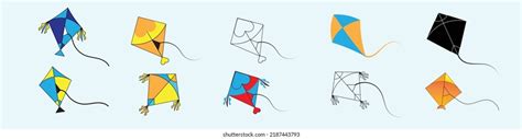 simple kites   royalty  licensable stock illustrations
