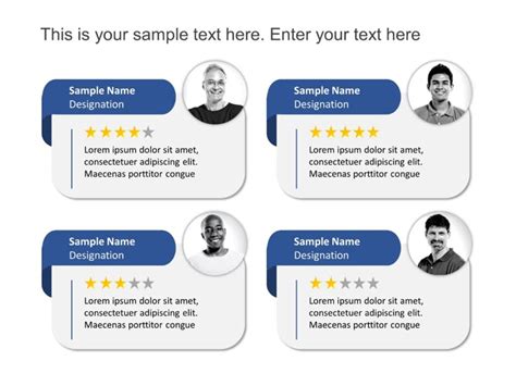 Customer Feedback Testimonials PowerPoint Template Testimonials