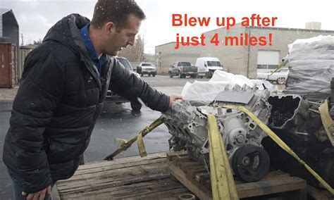 The V Engine Of A Cadillac Escalade Blew Up After Only Miles What