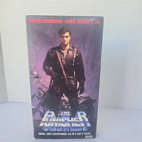 VHS: THE PUNISHER (1994): Dolph Lundgren, Louis Gossett Jr, Marvel £8. ... 