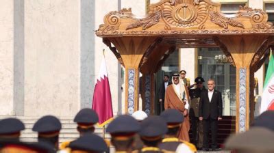 L Émir du Qatar est à Téhéran en visite officielle pour des entretiens