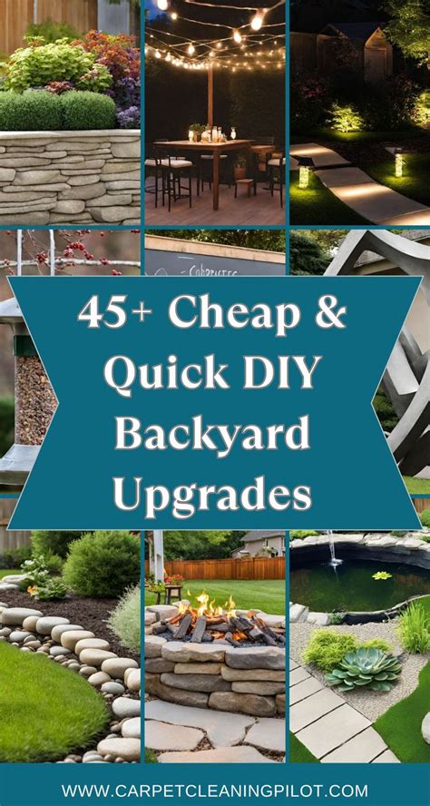 45 Cost Effective And Simple DIY Backyard Transformations Easy