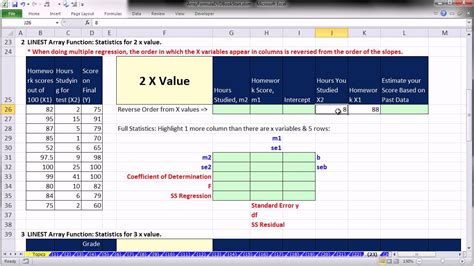 Linest Excel Output Array At Richard Elkins Blog