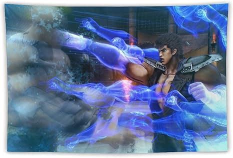 Amazon Co Jp Fist Of The North Star Tapestry Wall Decor Living Room