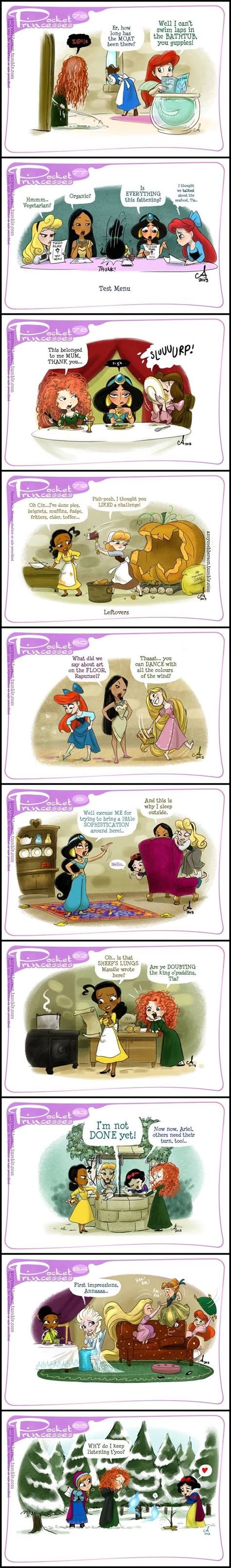 Pocket Princesses Part 8 By Amy Mebberson Disney Princess Comics