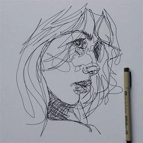 Pin By Sonja On AA Portraits Scribble Art Sketches Art Sketches