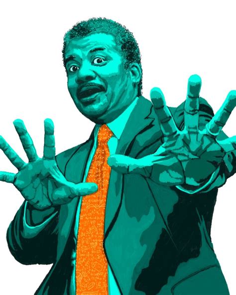 Neil Degrasse Tyson Portrait Scientist Astrophysicist Author Educator